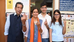 LS Polls: BJP candidate Kamaljeet Sehrawat casts her vote, says confident of winning